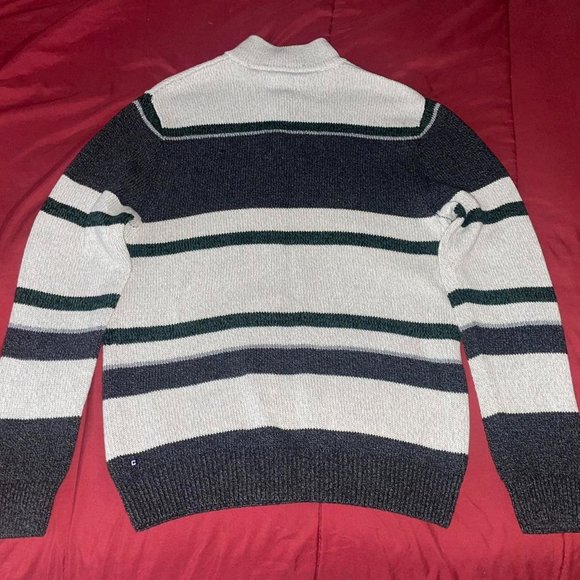 Chaps Ralph Lauren Colorblock Essential 1/4 Button Sweatshirt Mens Medium - Picture 4 of 4